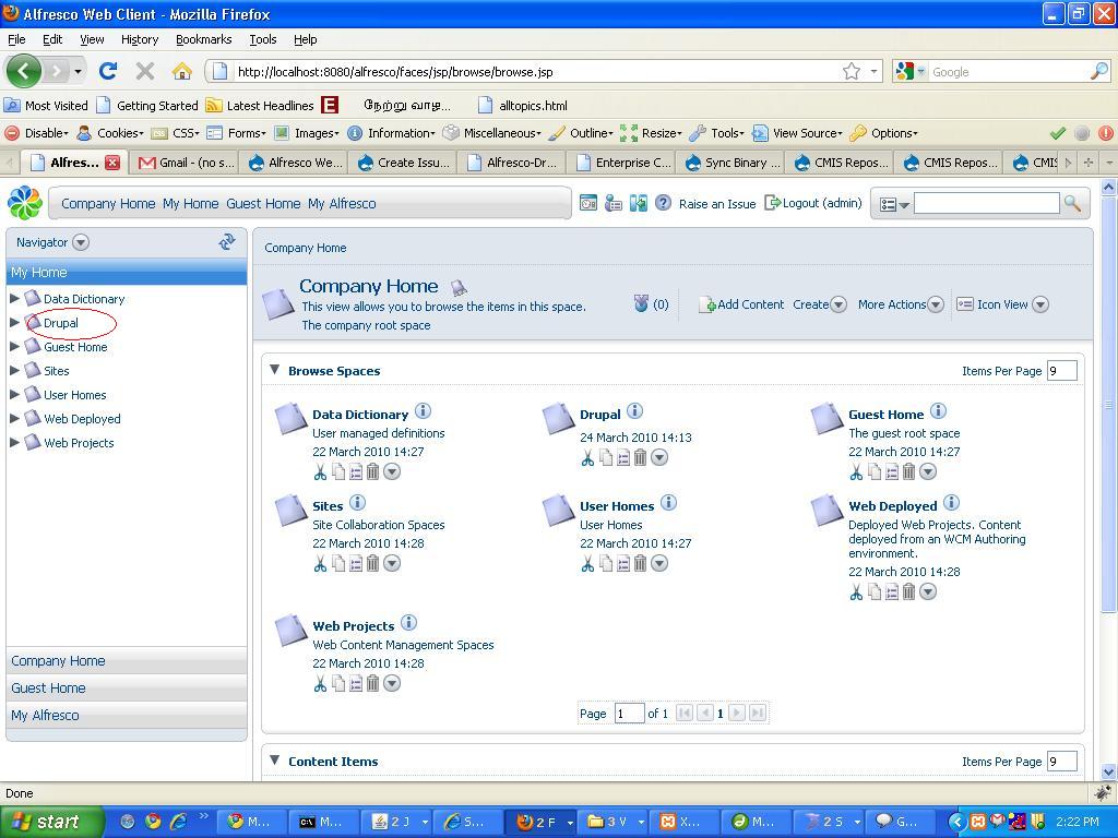 alfresco 3.2